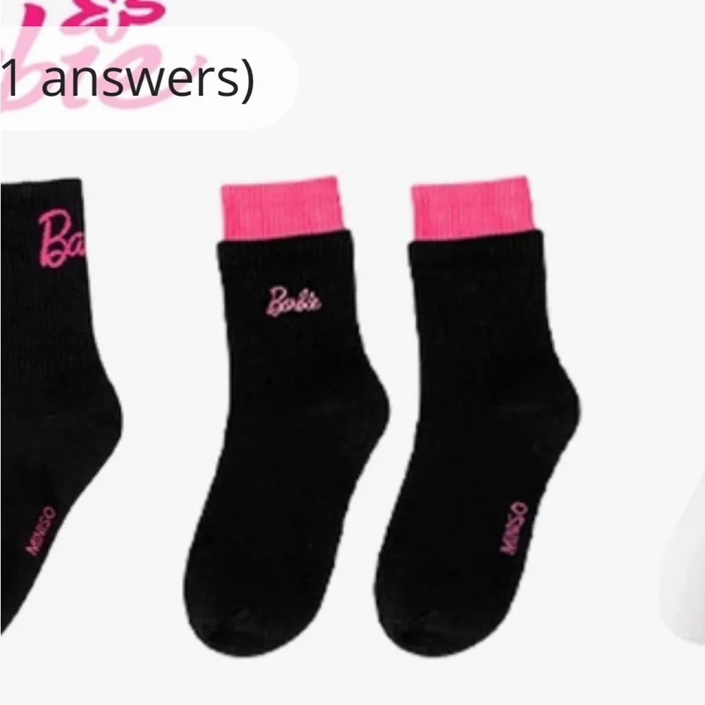 Barbie Socks, Barbie Athletic Socks